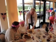 Mike at Age UK jubilee party held at Little Hay Golf Club