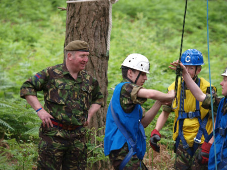 Mike joins the Herts and Bucks Wing Air Training Corps Exercise at Longmoor in Hampshire