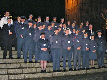 Mike Penning welcomes Herts and Bucks ATC to Parliament