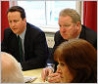 Mike Penning and David Cameron meeting
