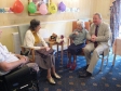 MP visits 104-year-old birthday girl Florence Steel on election day