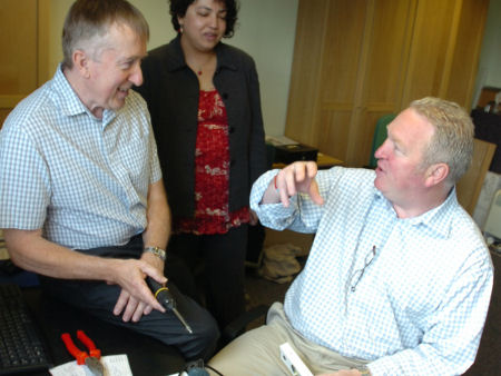 Mike Penning visited Age Concern and met with the Chief Executive, Atifa Ali-Khan, and Doug Dews Manager of the Handyman scheme.