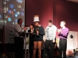 Mike presents the Keith Rumble Learning Disability Personality of the Year Award 2012 to Aditya Putcha