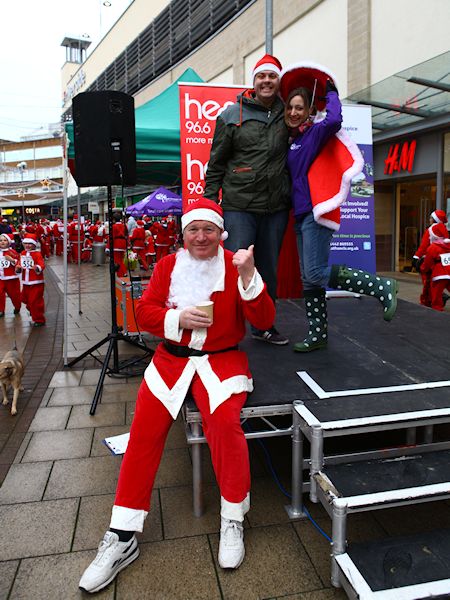 Mike Penning joins the annual Hospice of St Francis Santa Dash