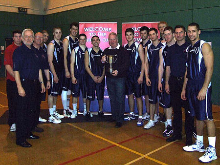 Mike Penning joined supporters in watching Hemel Storm beat Team Northumbria 99-86 at Sportspace