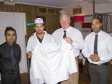 Mike congratulates The Pavillion, Markyate on receiving a ‘Highly Commended’ from the judges in the Lyca Tiffin Cup 2011