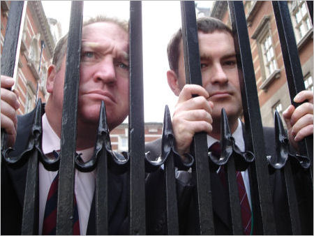Behind bars