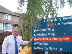 Mike at Hemel Hospital