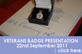 Click here for photos of Veterans Badge Presentation
